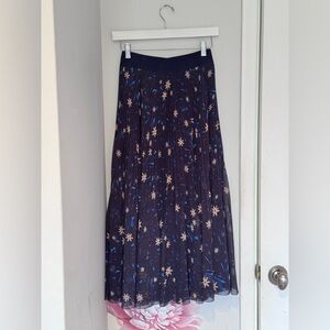 Wilfred floral midi skirt
